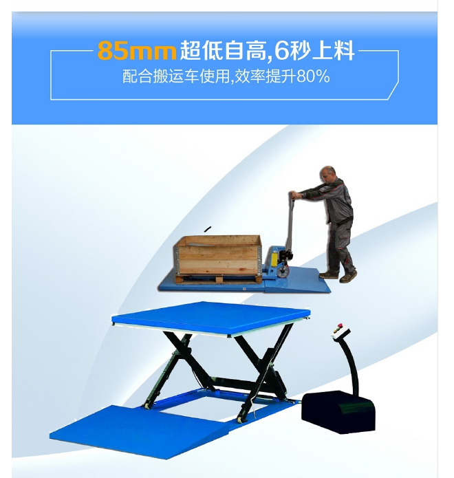 超低型电动升降平台 超低型电动升降平台